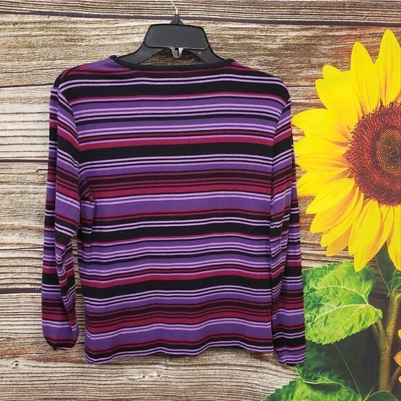 " St John's Bay " set of two Women's Mud Sleeve Tops Size : MP/ M Pre-owned - Picture 3 of 9